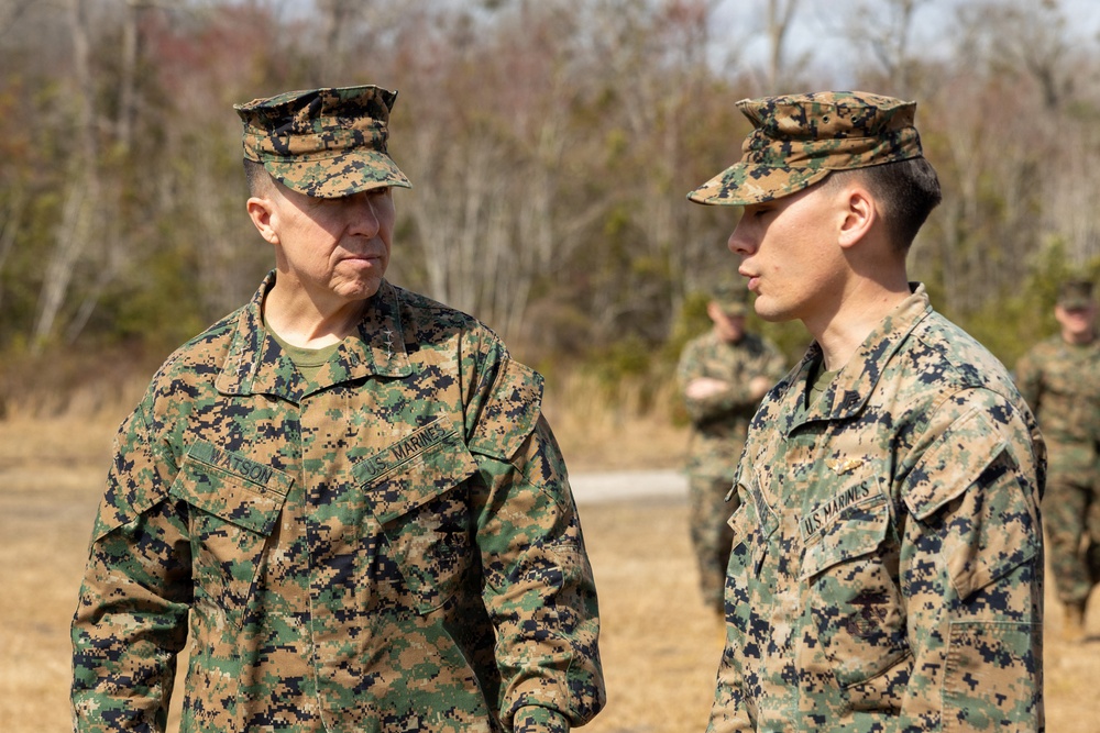 TECOM Commanding General Visit