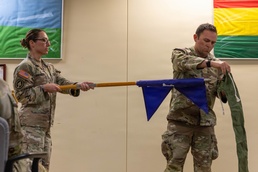 Fox Company, 91st Civil Affairs color casing ceremony