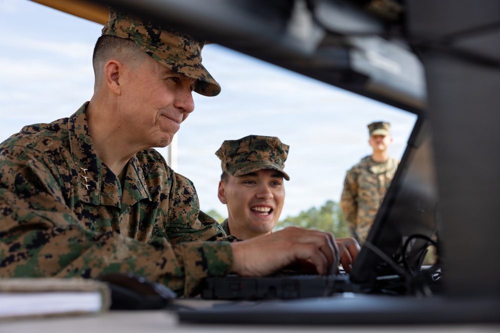 TECOM Commanding General Visit