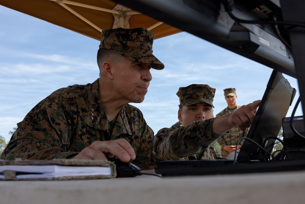 TECOM Commanding General Visit