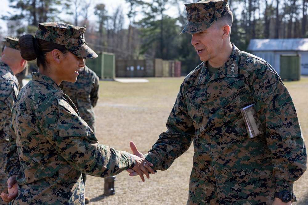 TECOM Commanding General Visit