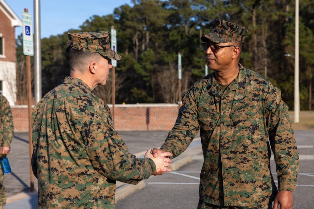 TECOM Commanding General Visit