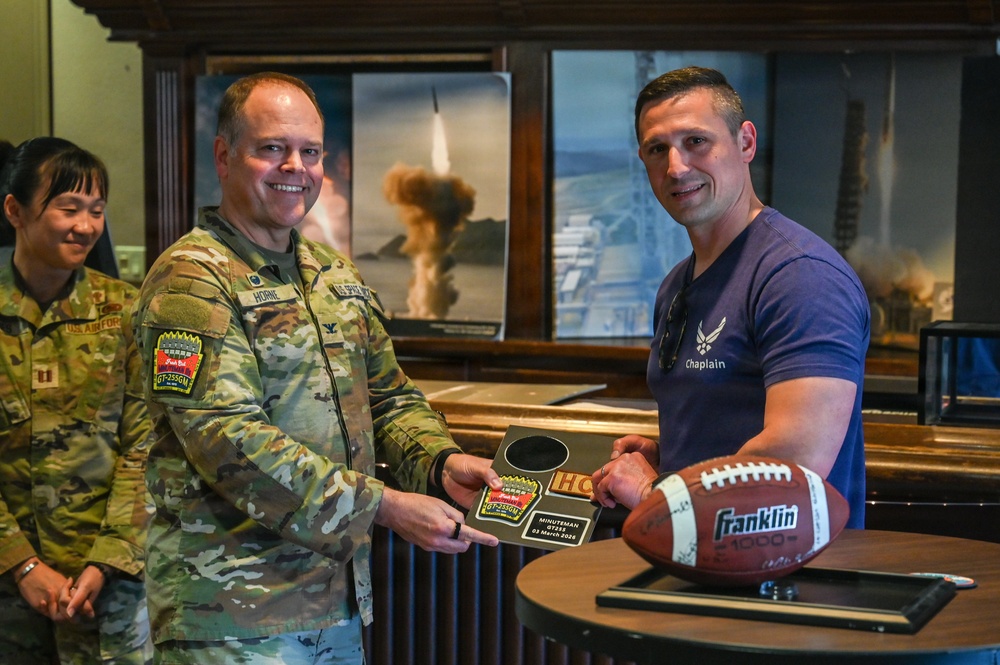 Patching Ceremony for GT-255 Test Launch