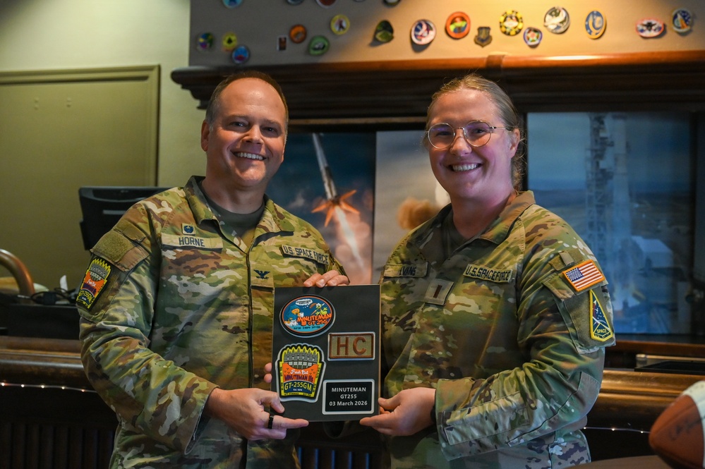 Patching Ceremony for GT-255 Test Launch