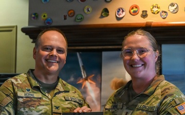 Patching Ceremony for GT-255 Test Launch