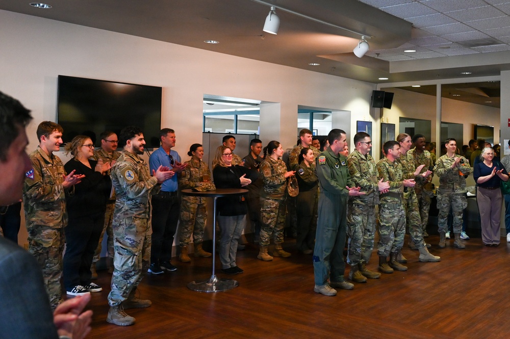 Patching Ceremony for GT-255 Test Launch