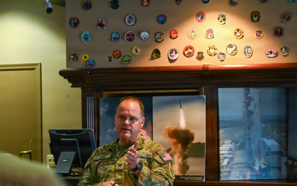 Patching Ceremony for GT-255 Test Launch