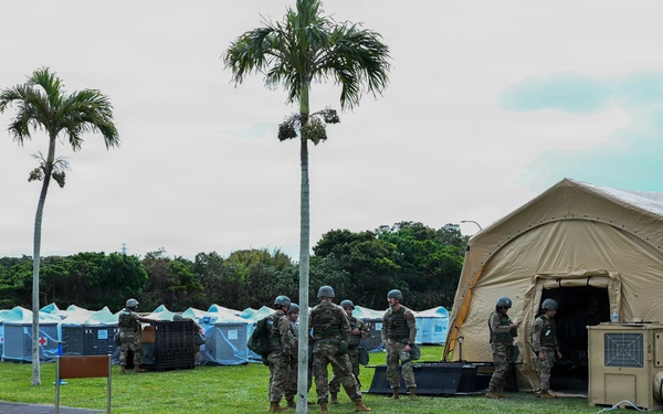 BM 26: 18th Medical Group and U.S. Navy Ground Surgical Team operate out of EMEDS facility