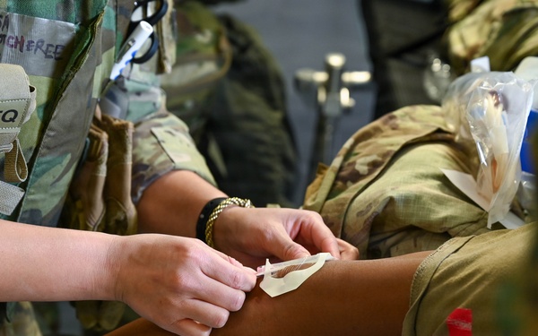 BM 26: 18th Medical Group and U.S. Navy Ground Surgical Team operate out of EMEDS facility