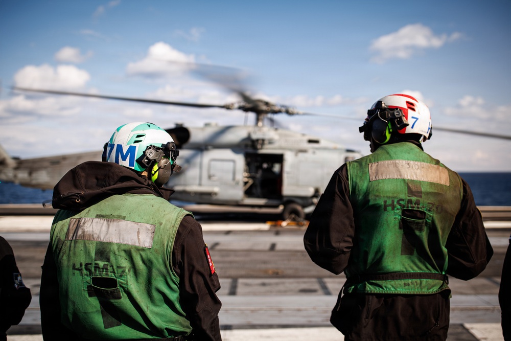 USS Gerald R. Ford (CVN 78) Conducts Flight Operations During Operation Epic Fury