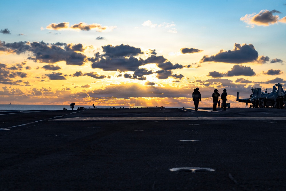 USS Gerald R. Ford (CVN 78) Conducts Flight Operations During Operation Epic Fury