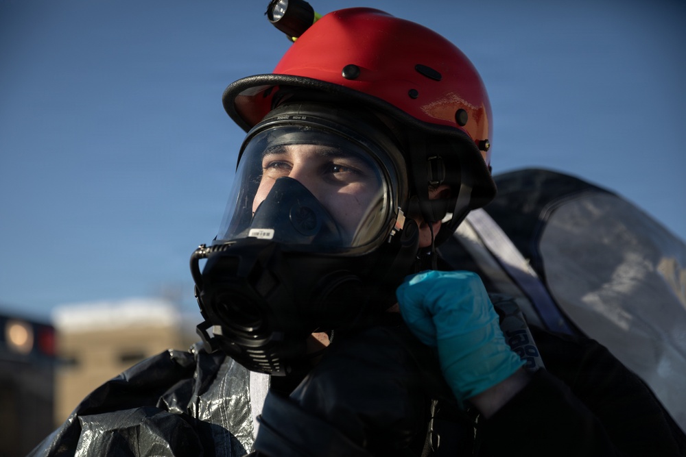 AKNG's 103rd Weapons of Mass Destruction - Civil Support Team conducts CBRN incident training exercise