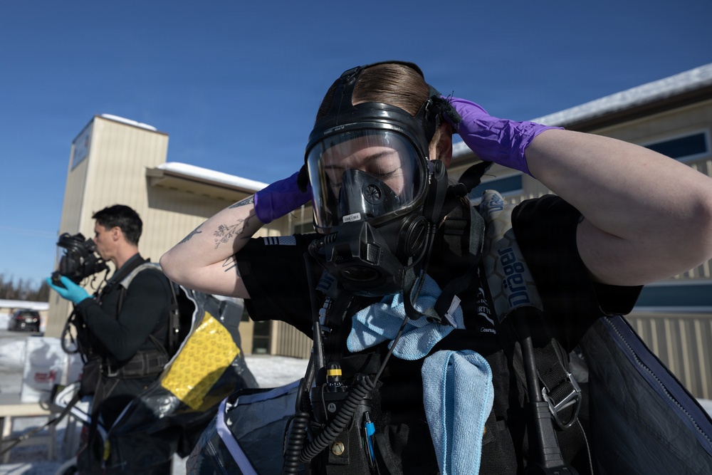 AKNG's 103rd Weapons of Mass Destruction - Civil Support Team conducts CBRN incident training exercise