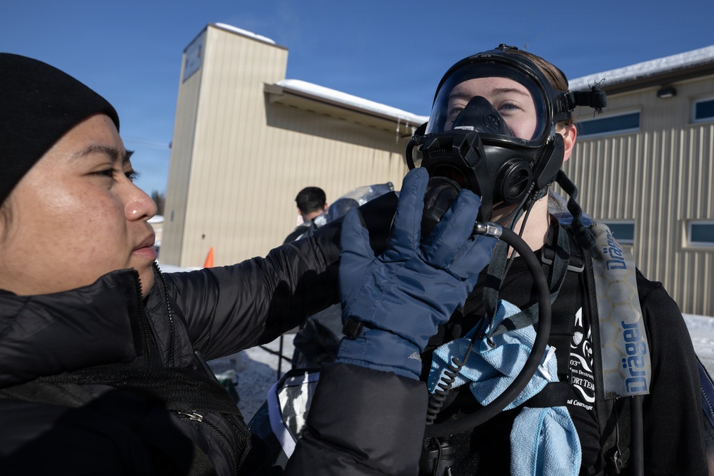 AKNG's 103rd Weapons of Mass Destruction - Civil Support Team conducts CBRN incident training exercise