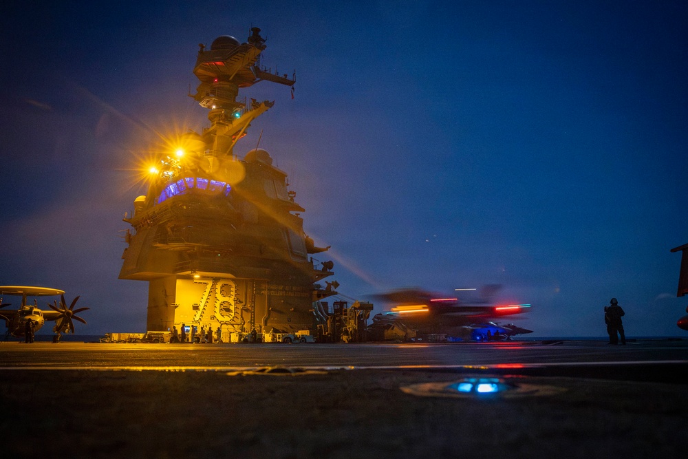 USS Gerald R. Ford (CVN 78) Conducts Flight Operations During Operation Epic Fury