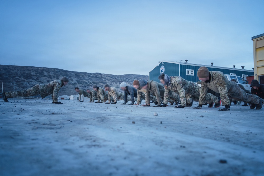 U.S., Allied Special Operations Forces Honor Fallen Airmen with Memorial Workout in Greenland during ARCTIC EDGE 26