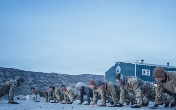 U.S., Allied Special Operations Forces Honor Fallen Airmen with Memorial Workout in Greenland during ARCTIC EDGE 26