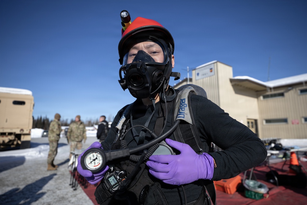 AKNG's 103rd Weapons of Mass Destruction - Civil Support Team conducts CBRN incident training exercise