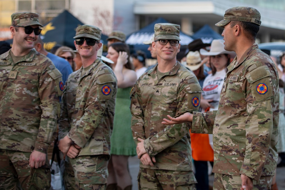 U.S. Army Shows Support on Military Appreciation Day at the Houston Livestock Show and Rodeo
