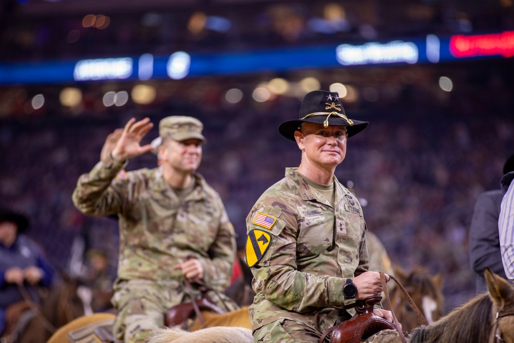 U.S. Army Shows Support on Military Appreciation Day at the Houston Livestock Show and Rodeo