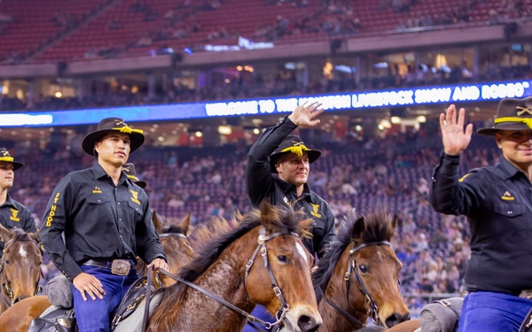 U.S. Army Shows Support on Military Appreciation Day at the Houston Livestock Show and Rodeo