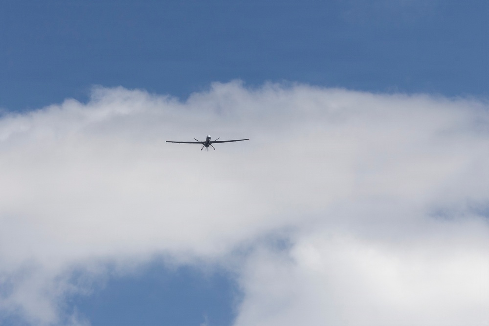 VMUT-2's MQ-9A makes inaugural landing at Marine Corps Air Station New River