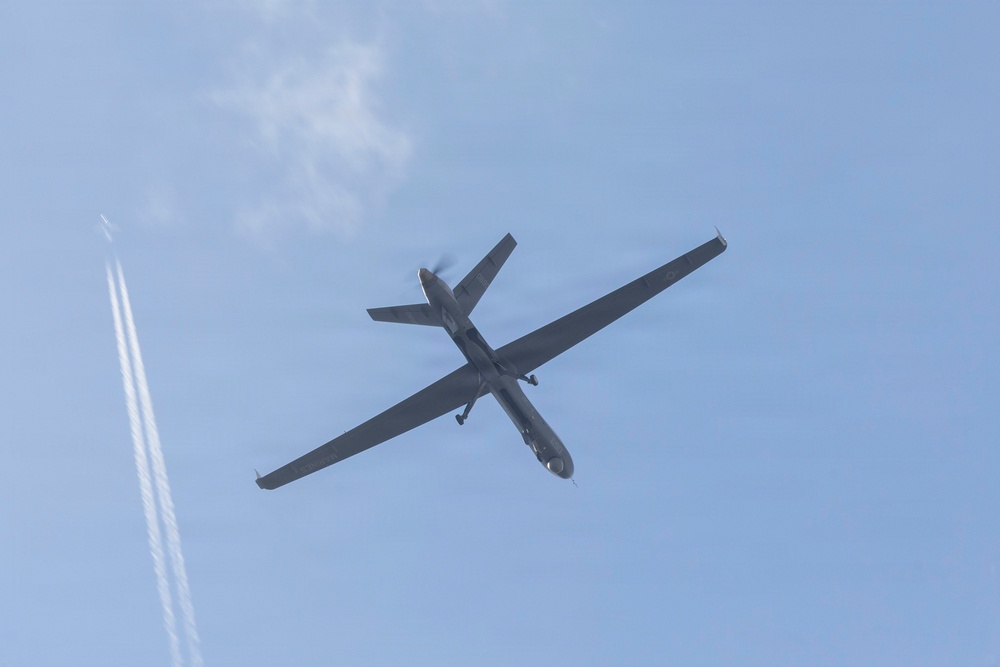 VMUT-2's MQ-9A makes inaugural landing at Marine Corps Air Station New River