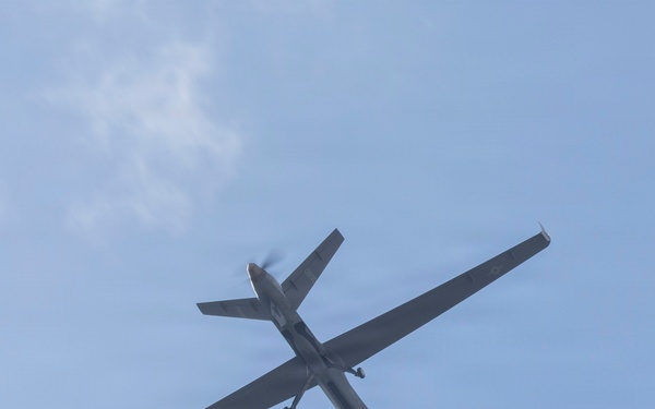 VMUT-2's MQ-9A makes inaugural landing at Marine Corps Air Station New River