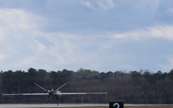 VMUT-2's MQ-9A makes inaugural landing at Marine Corps Air Station New River