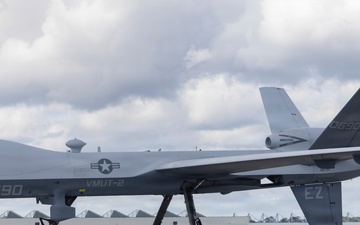 VMUT-2's MQ-9A makes inaugural landing at Marine Corps Air Station New River