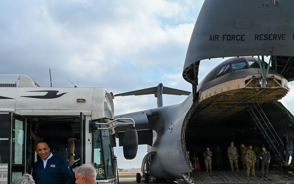 Boardroom to Flight Line: USO Governors Get Inside Look at Air Reserve Mission