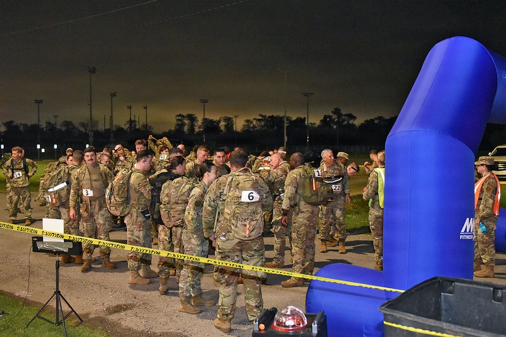 159th Fighter Wing Hosts Norwegian Foot March