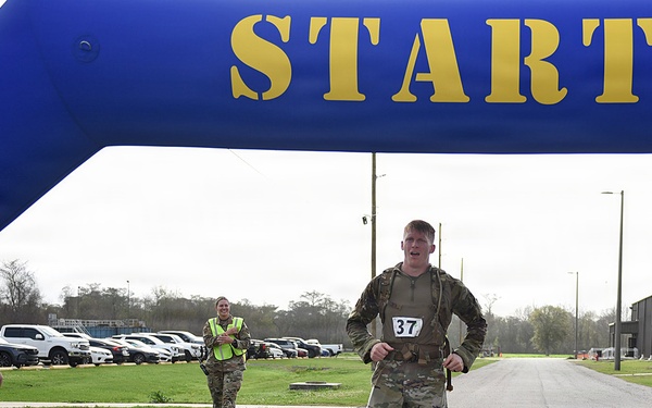 159th Fighter Wing Hosts Norwegian Foot March