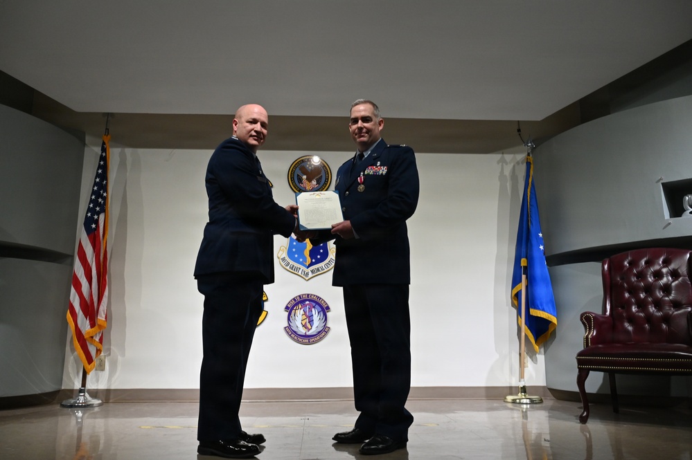 349th Medical Squadron Change of Command