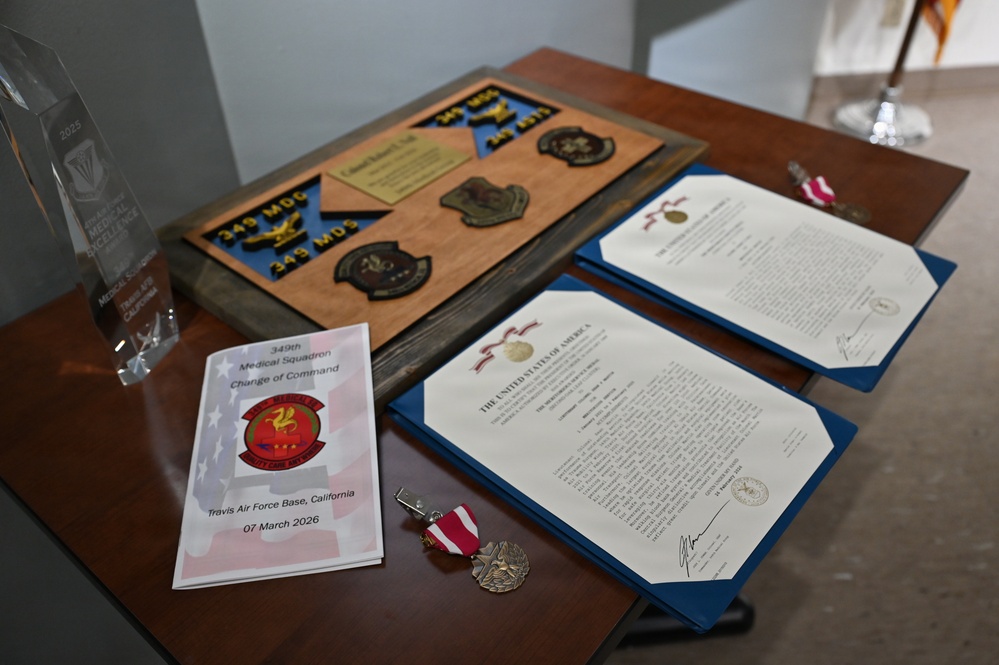 349th Medical Squadron Change of Command