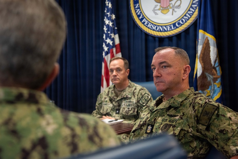 Master Chief Petty Officer of the Navy (MCPON) John Perryman Visits Navy Personnel Command