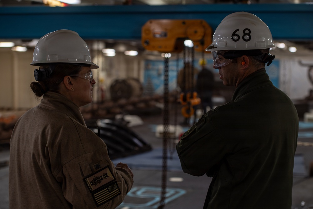 USS Nimitz Conducts Anchor Drop Evolution