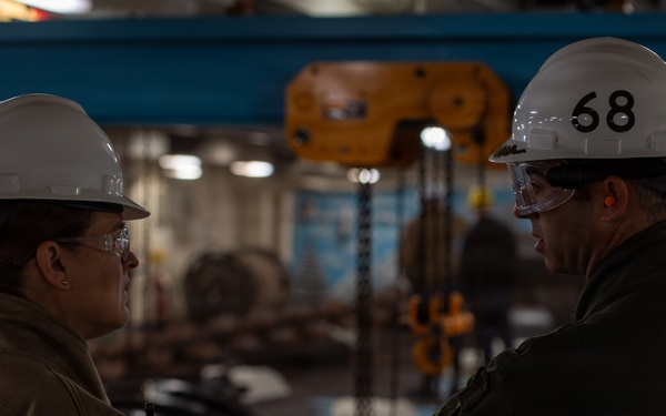 USS Nimitz Conducts Anchor Drop Evolution