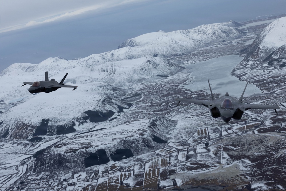CORE26 | NATO Aircraft and Ships Conduct Joint Formation Flight in Arctic Exercise