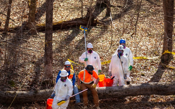 U.S. Army Corps of Engineers installs containment system in Rock Run culvert to aid Potomac Interceptor response
