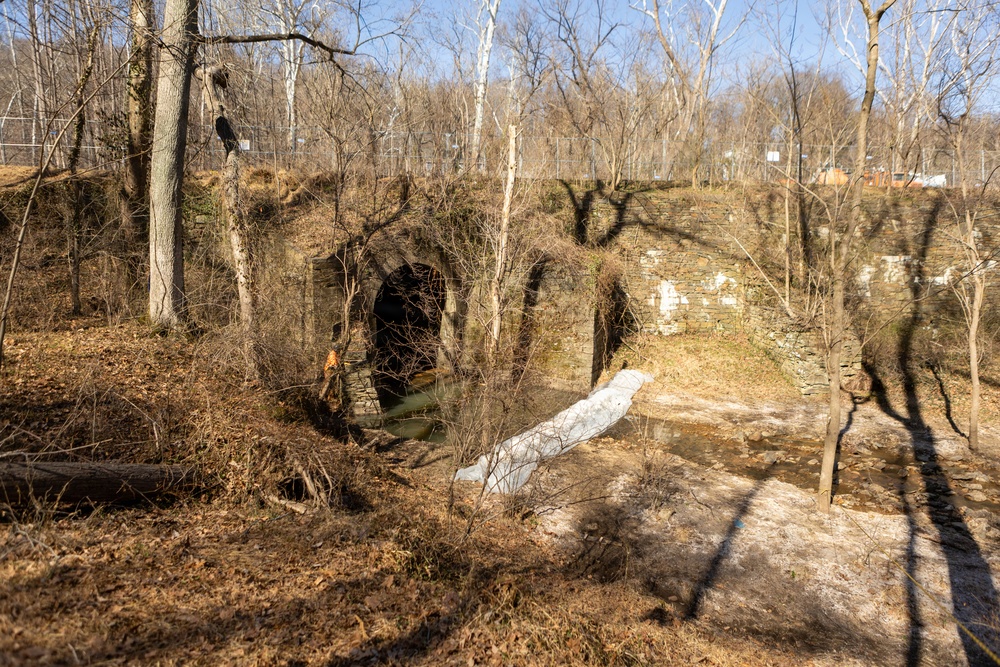 U.S. Army Corps of Engineers installs containment system in Rock Run culvert to aid Potomac Interceptor response