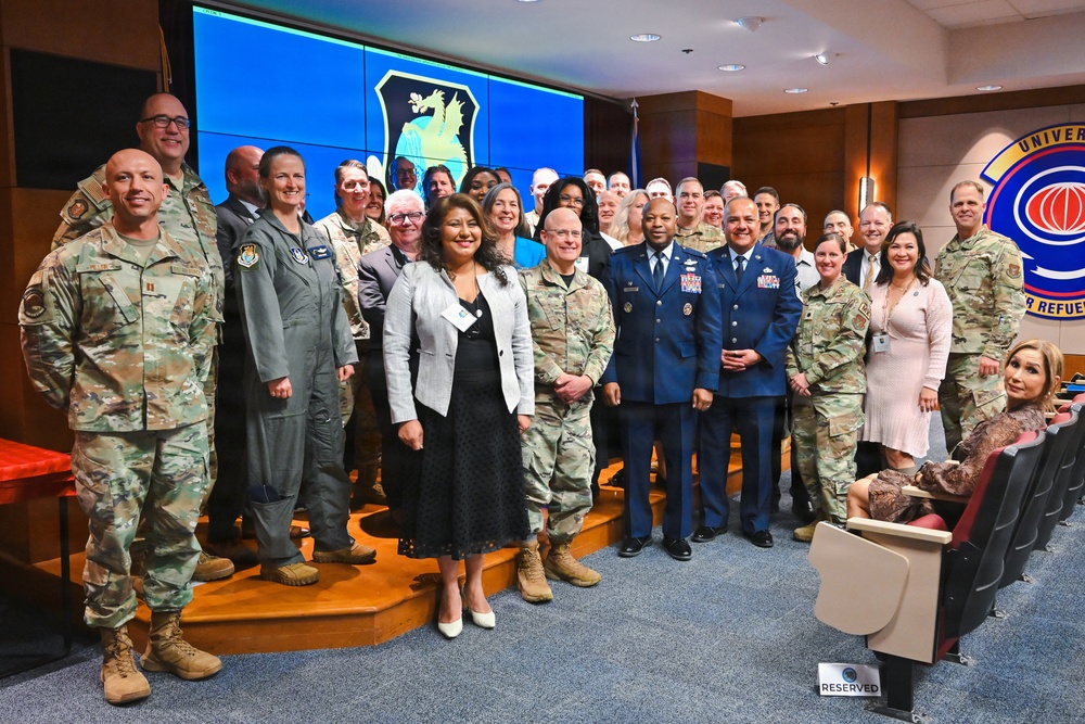 349th Air Mobility Wing Honorary Commanders Induction Ceremony
