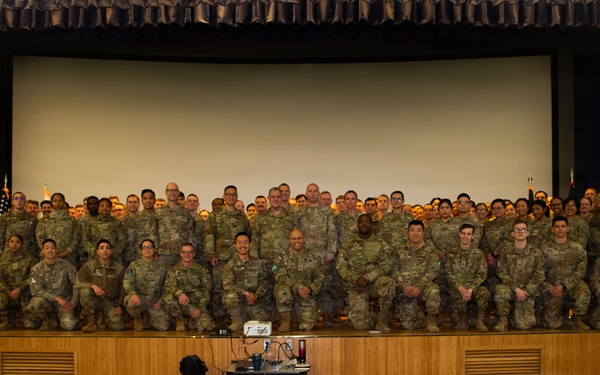 U.S. Space Forces – Korea commander briefs surge forces before Freedom Shield 26