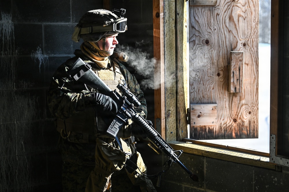 US Marines conduct training during ARCTIC EDGE 2026