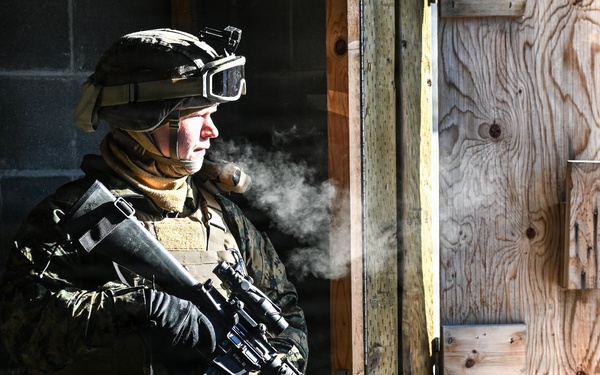 US Marines conduct training during ARCTIC EDGE 2026