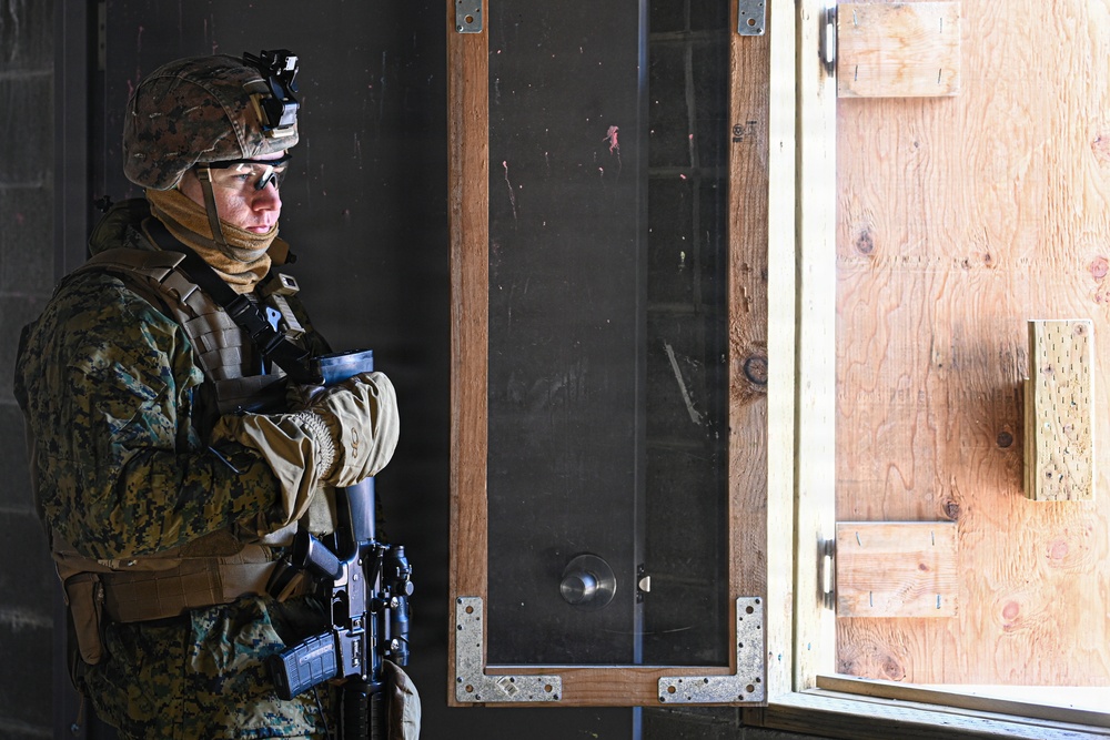 US Marines conduct training during ARCTIC EDGE 2026