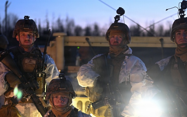 US Marines conduct training during ARCTIC EDGE 2026