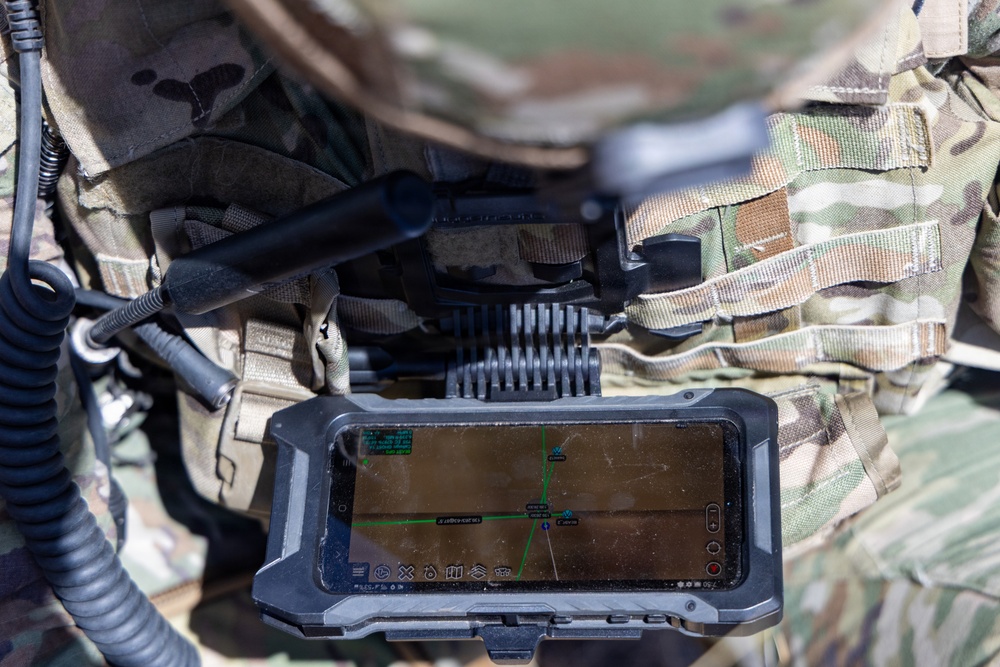 U.S. Soldiers perform tests on denied, degraded, intermittent, or limited equipment