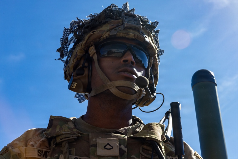 U.S. Soldiers perform tests on denied, degraded, intermittent, or limited equipment