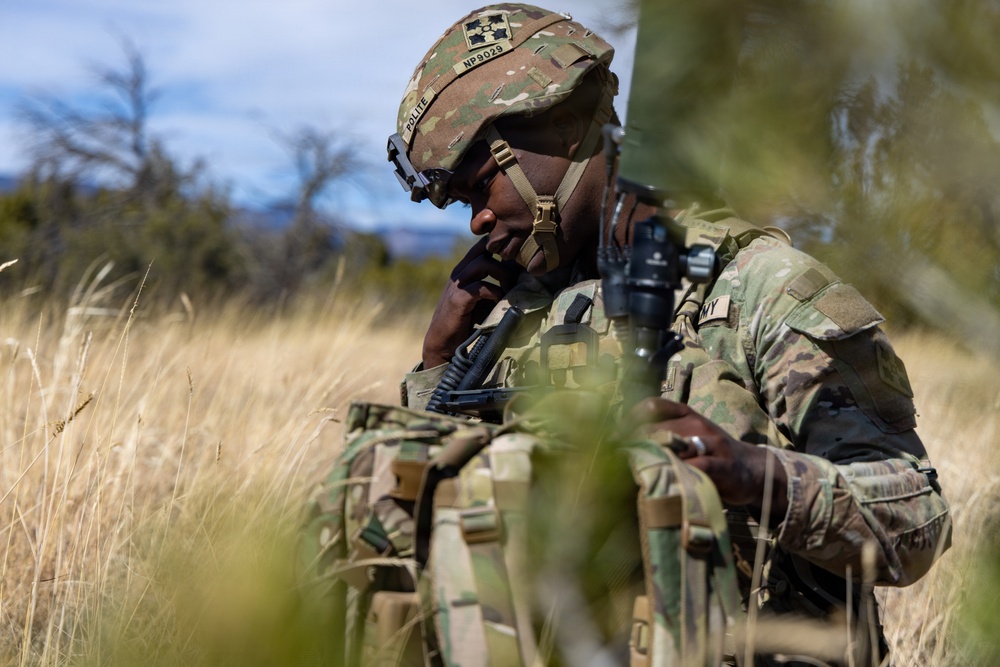 U.S. Soldiers perform tests on denied, degraded, intermittent, or limited equipment